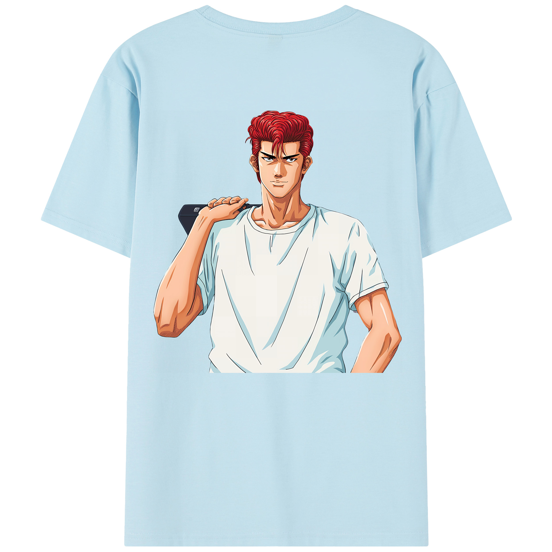 SLAM DUNK／スラムダンク 綿100％半袖Tシャツ（背面プリント）